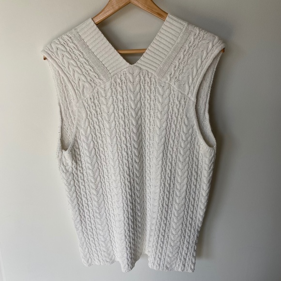 RE/USED Cable Knit Sweater Vest | M - Picture 2 of 5